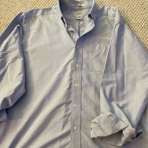 LL Bean Wrinkle Free Traditional Fit Button Down